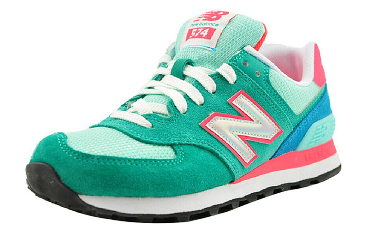 (WMNS) New Balance 574 Series Sneakers 'Green Red' WL574HPB