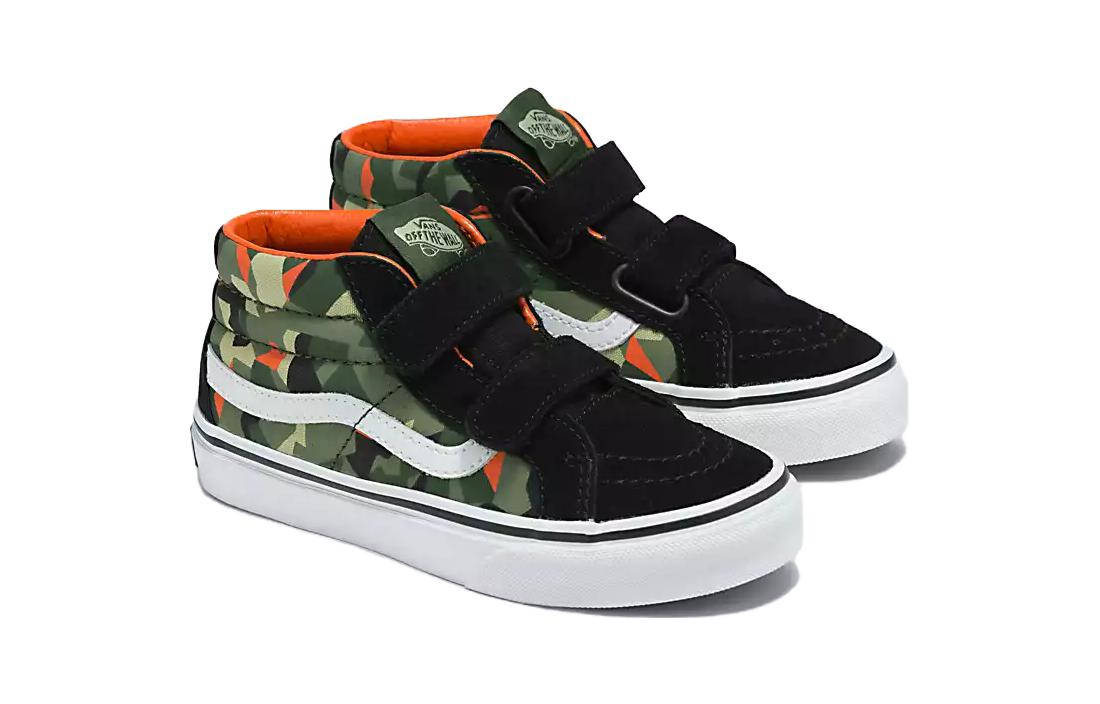 (PS) Vans Sk8-Mid Reissue 'Black Green Orange' VN00018TBOQ