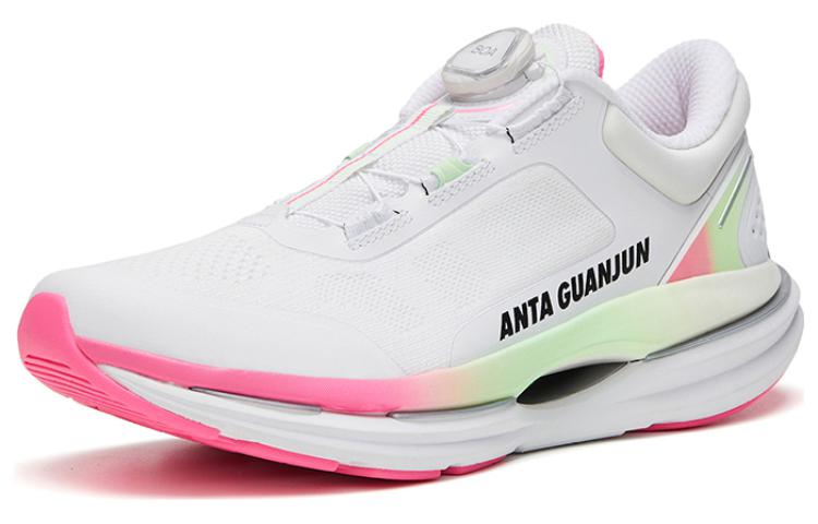 (WMNS) ANTA Running Series Sneakers 'White Green Pink' 122315581A-2