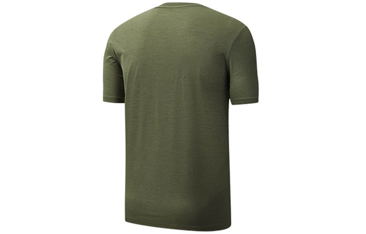 FILA ATHLETICS Alphabet Printing Round Neck Short Sleeve Brown A11M031113F-DR