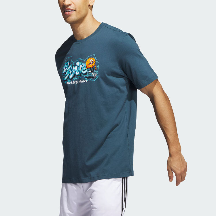 adidas Metaverse Gaming Lil' Stripe Tee 'Arctic Night' IM4632