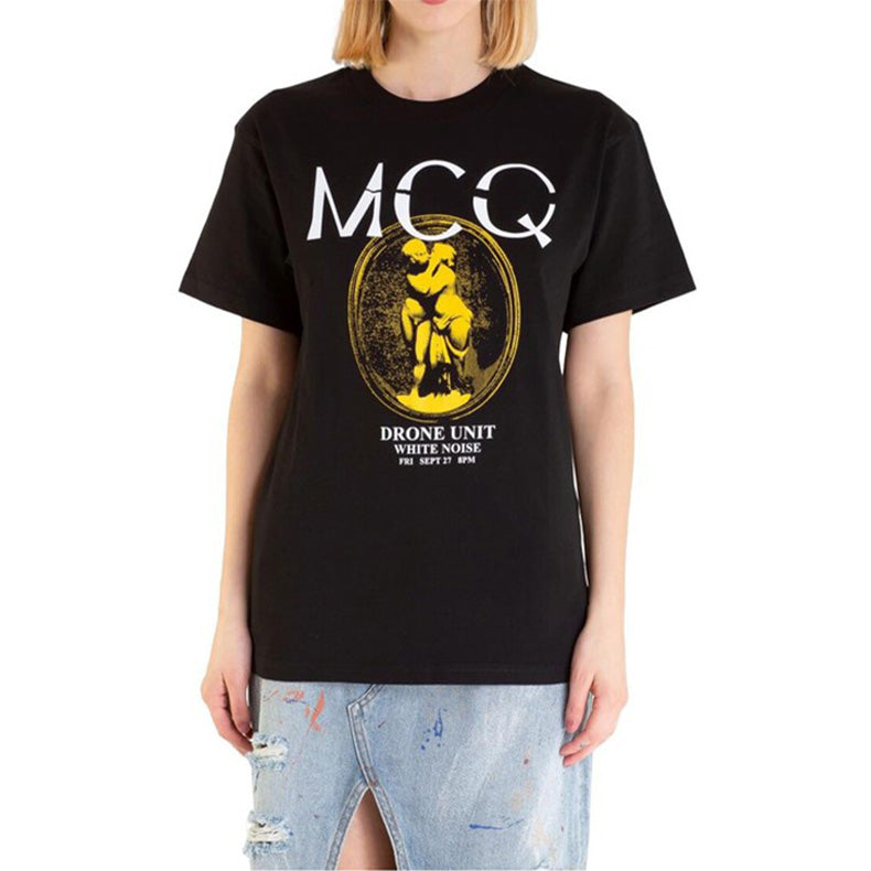 Alexander McQueen Printing Short Sleeve Black 583305-ROH17-1000