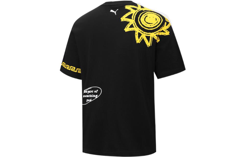 PUMA Logo T-Shirt 'Black' 539609-01