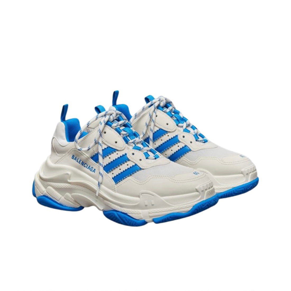 (WMNS) Balenciaga x adidas Triple S Sneaker 'White Blue' IF0167