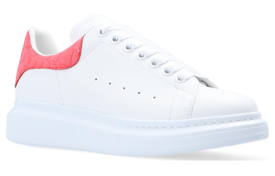 (WMNS) Alexander McQueen Oversized Sneaker 'White Pink' 553770WHXMY9663