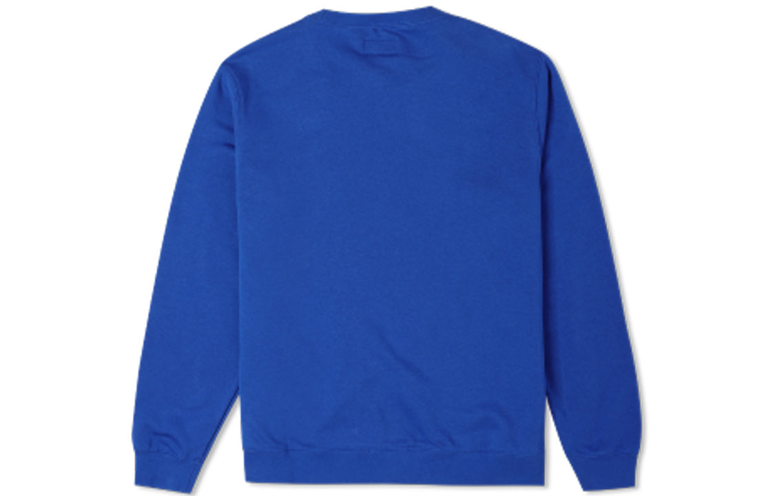 Converse Go-To Chuck Taylor Patch French Terry Crew Sweatshirt Asia Sizing 'Blue' 10023855-400