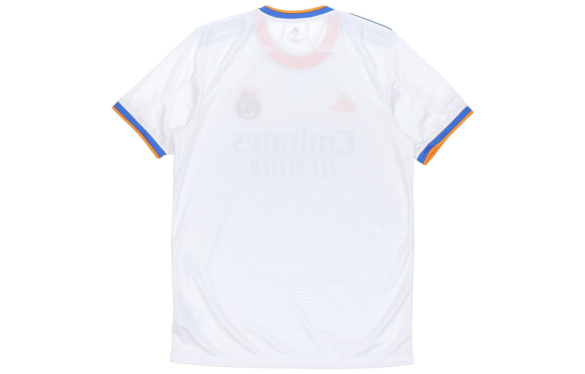 adidas real Madrid 21-22 Season SW Fan Edition Home Alphabet Logo Stripe Sports Short Sleeve Soccer/Football Jersey White GQ1359
