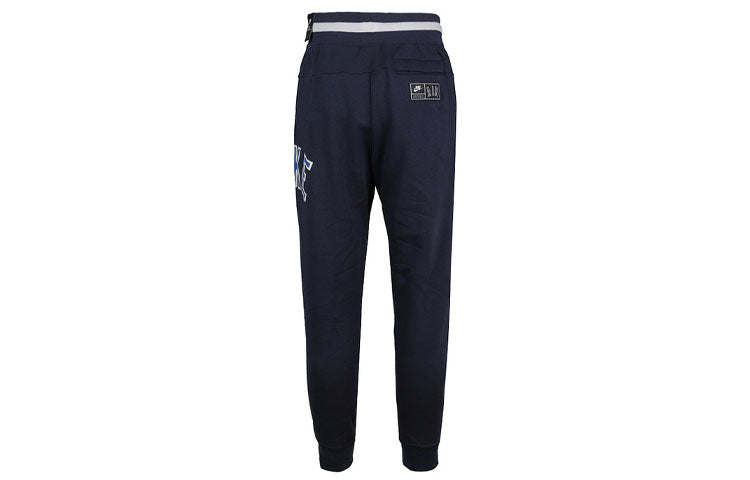 Nike Casual Knit Fleece Sports Pants Navy Blue Dark blue AR1825-451