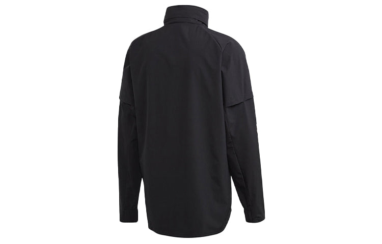 adidas CON20 AW JKT hooded track Jacket Black EA2507