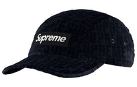 Supreme Velvet Pattern Camp Cap 'Black White' SUP-FW21-037