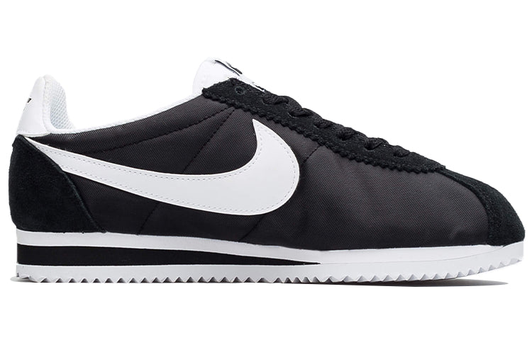 (WMNS) Nike Classic Cortez Nylon 'Black White' 749864-011