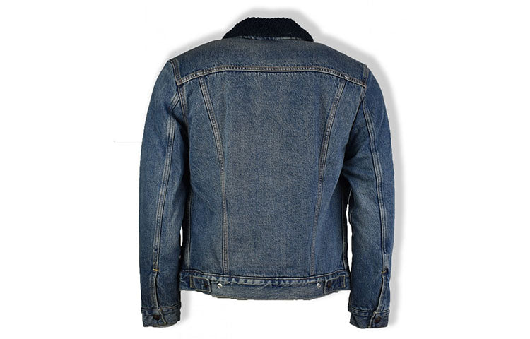 Levis Unisex Lamb Wool Denim Jacket Denim-Color 16365-0067