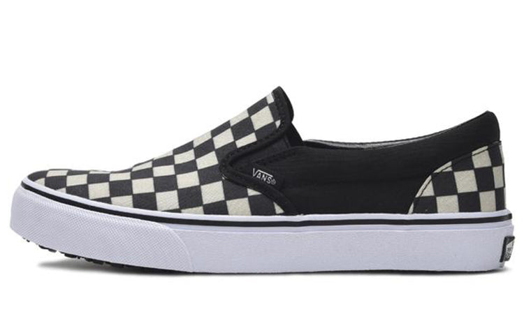Vans Slip-On Black White Grid Japanese Version Black And White 587212-0004