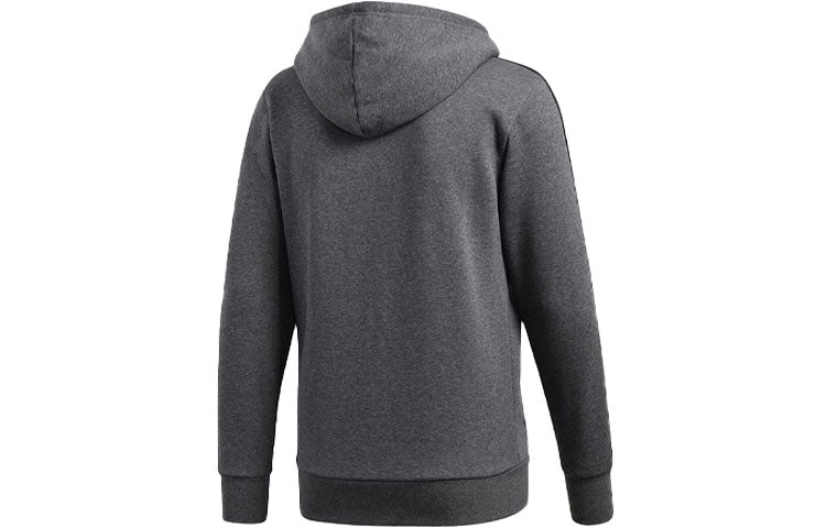 Men's adidas Solid Color Casual Sports Drawstring Jacket Gray CD8712