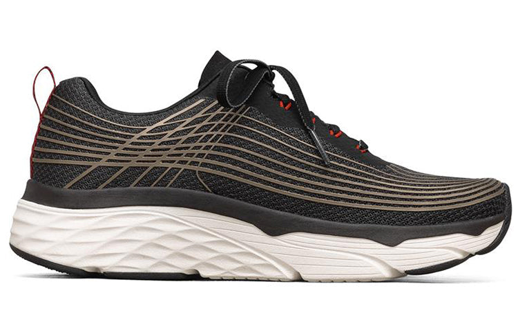 Skechers Max Cushioning Elite Low-Top Sneakers Black/Gold 54430-BKGD