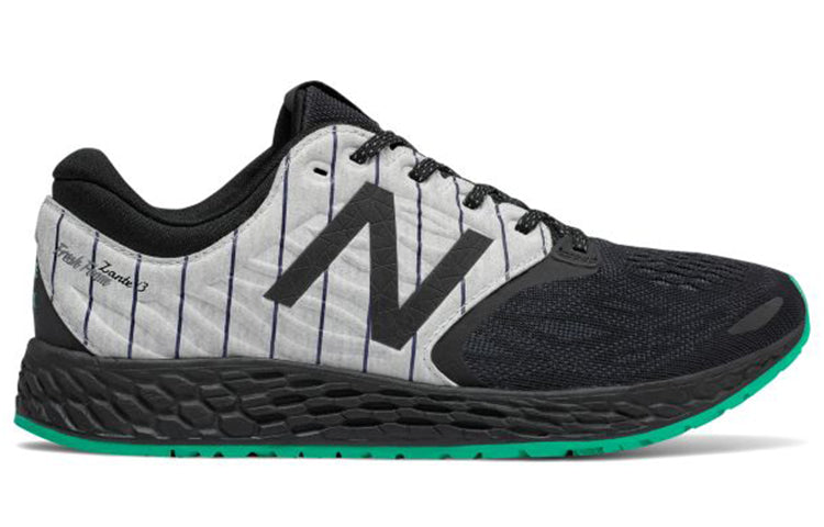 (WMNS) New Balance Fresh Foam Zante v3 Staten Island 'Black White Green' WZANTBX3