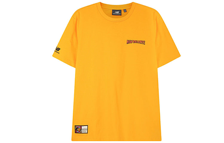 New Balance Athletic Basketball Graphic T-Shirt Asia Sizing 'Orange' NEA23051-YL