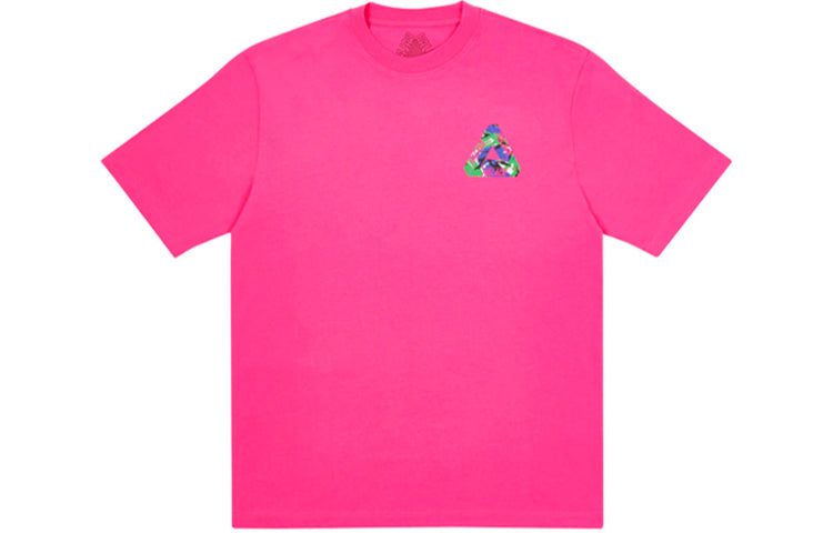 PALACE Back Printing Round Neck Short Sleeve Unisex Pink PAL-FW20-519