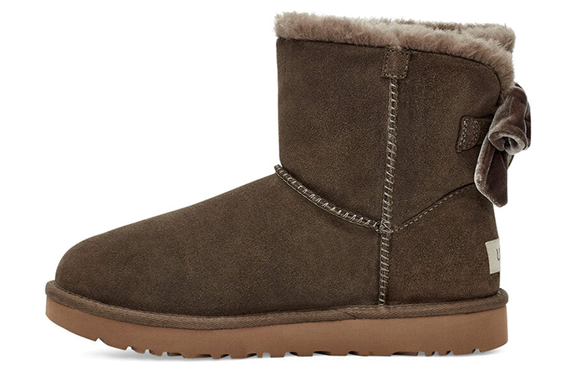 (WMNS) UGG Mini Bailey Bow Velvet Ribbon 1118975-ESPR