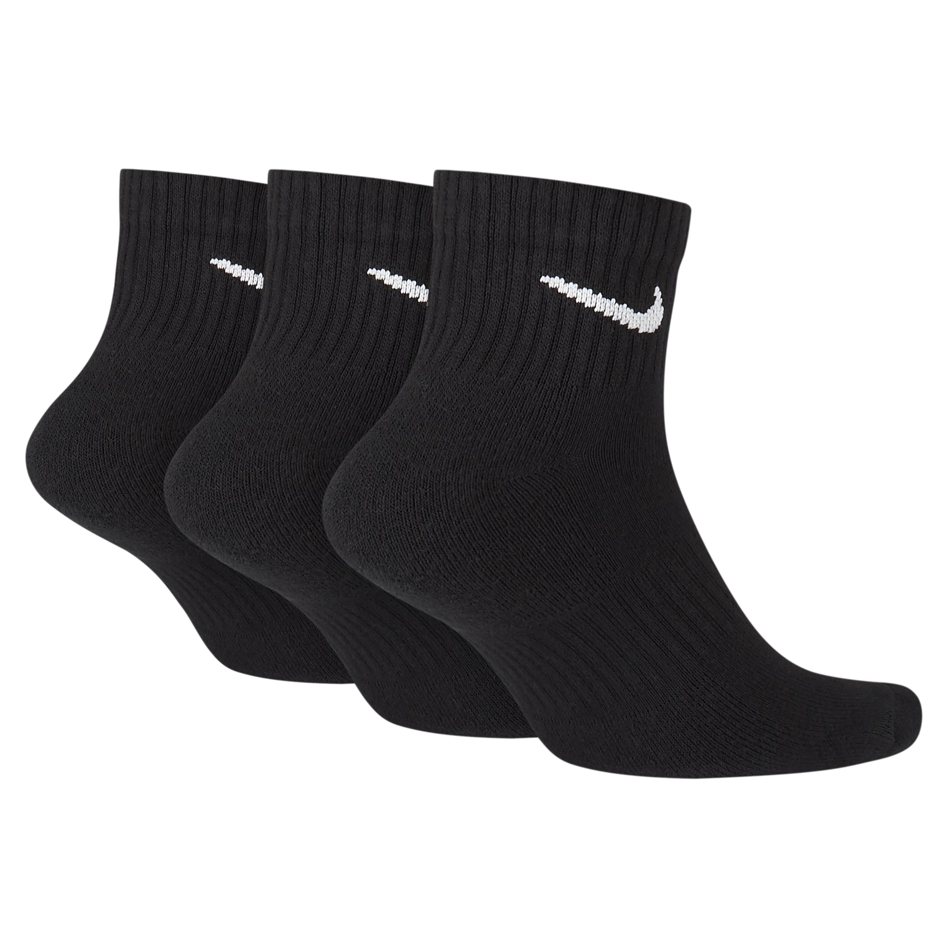 Nike Everyday Cushioned Socks Unisex Black SX7667-010