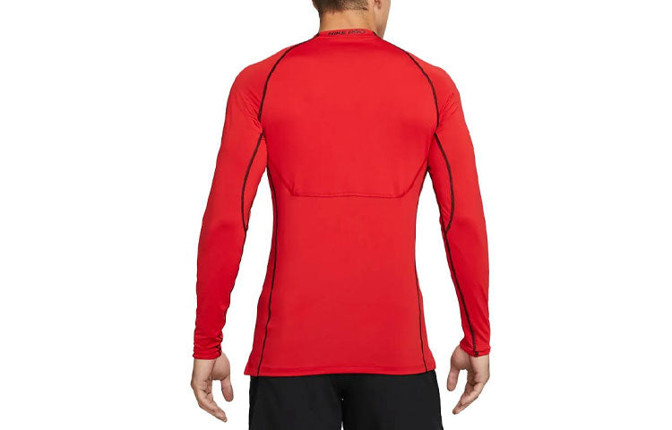Nike Pro Dri-FIT Slim Fit Long-Sleeve Top 'Red' DD1980-657