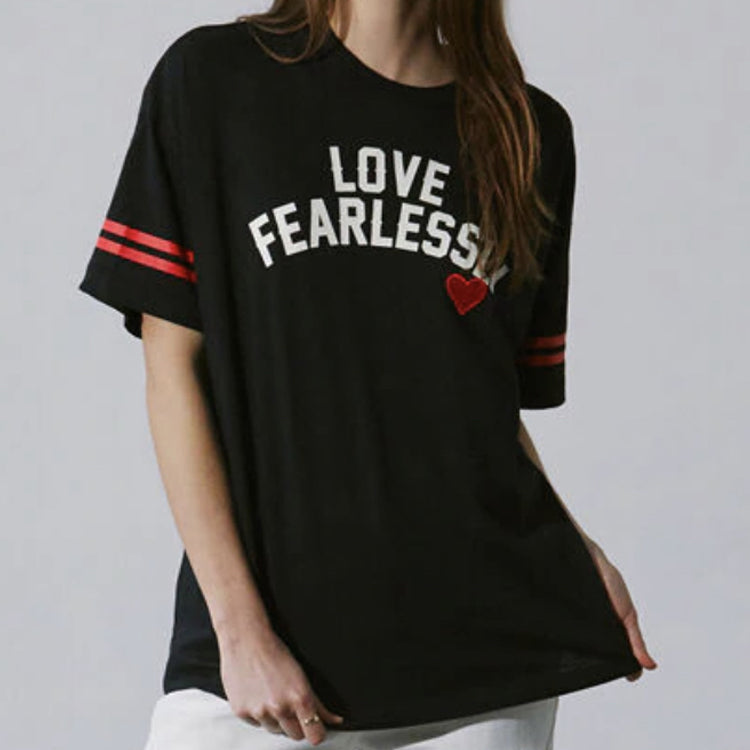 (WMNS) Converse Alphabet Short Sleeve Black 10020721-001