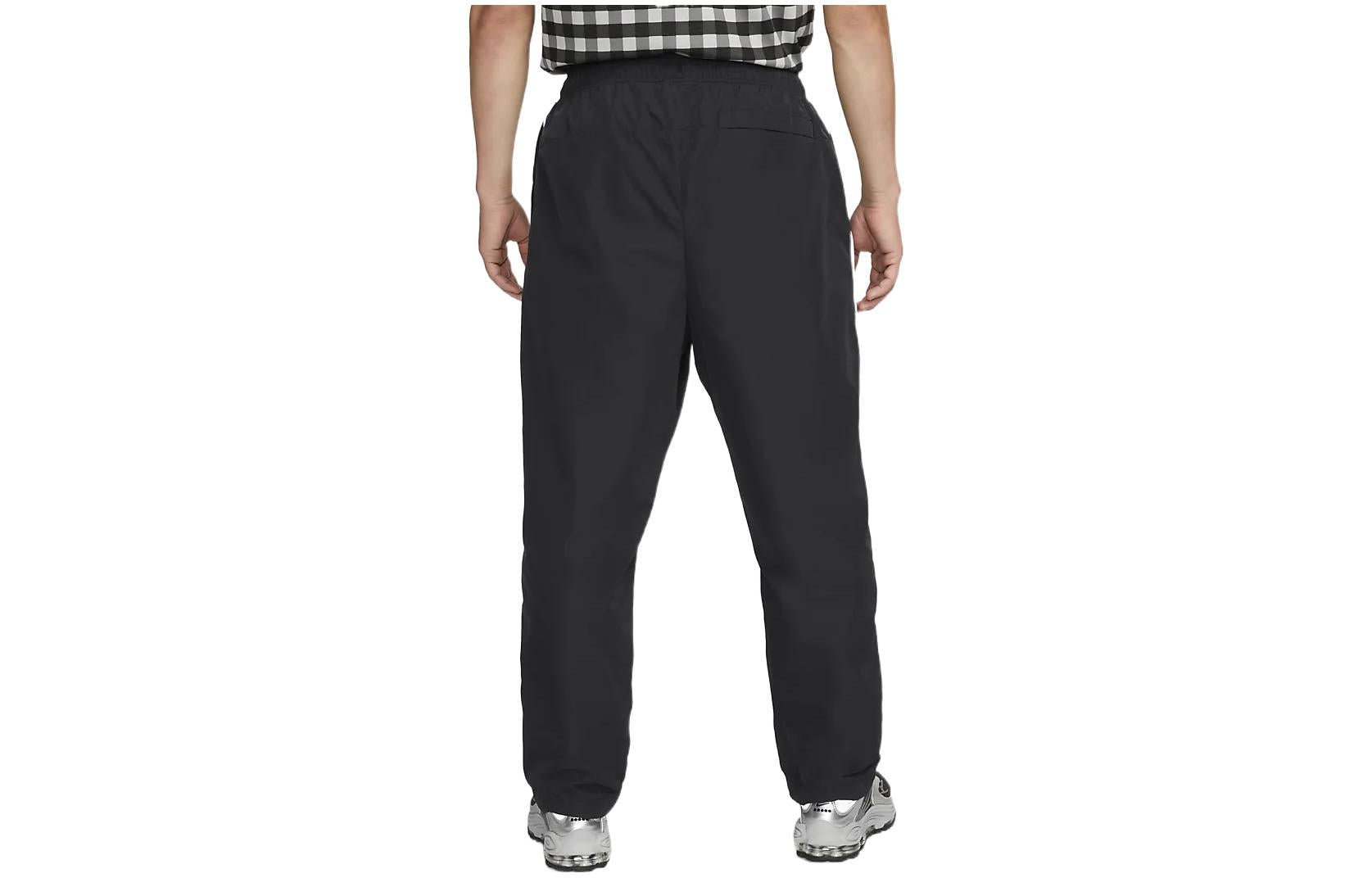 Men's Nike Casual Drawstring Logo Woven Sports Pants/Trousers/Joggers Black DQ4216-010