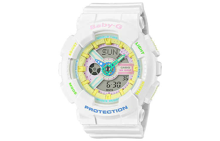 CASIO Baby-G 'Black & White' GA-700CT-1APR&BA-110TM-7A