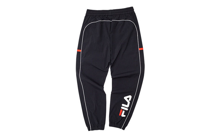 FILA FUSION Woven Loose Casual Sports Pants Black T11M022803F-BK