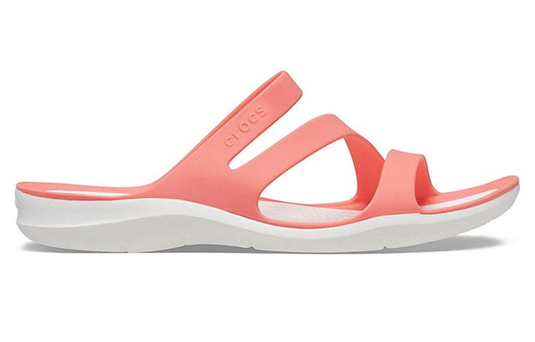 (WMNS) Crocs Soft Sole Cozy Sports Red Sandals 203998-6SL