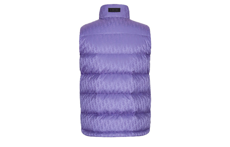 DIOR Oblique Print Tech Vest For Men Purple 033C410A4462-C474