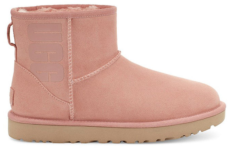 (WMNS) UGG Classic Mini UGG Rubber Logo 'Pink' 1108231-LSS