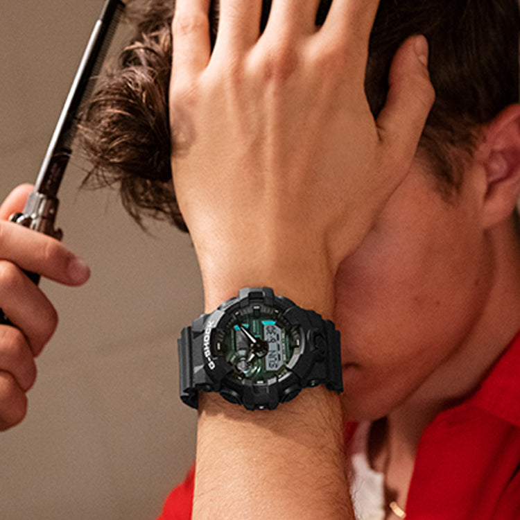 CASIO G-Shock Analog-Digital 'Black Green' GA-700MG-1APR-PERSON