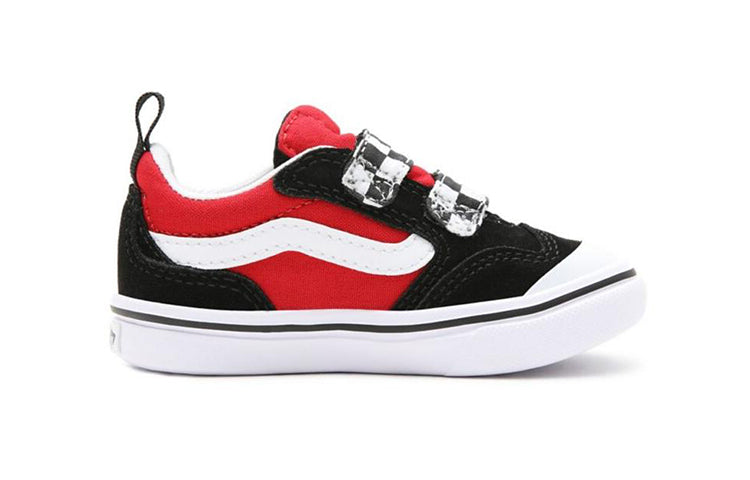 Vans New Skool V Black/Red VN0A4TZH35U