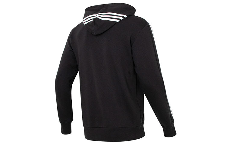 adidas French Terry 3-Stripes 'Black White' IC0435