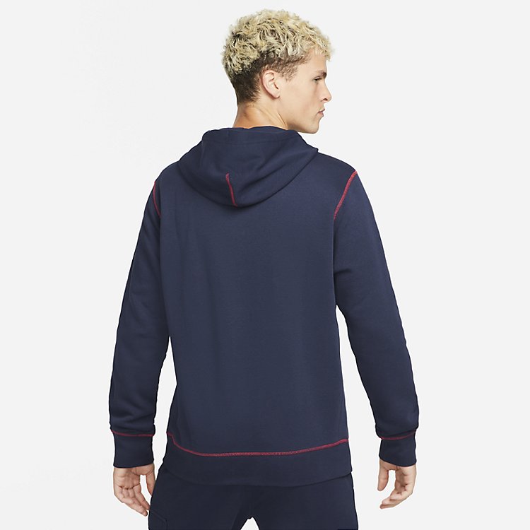 Nike Sportswear Club Fleece Lined Pullover Hoodie 'Obsidian' DD6223-451