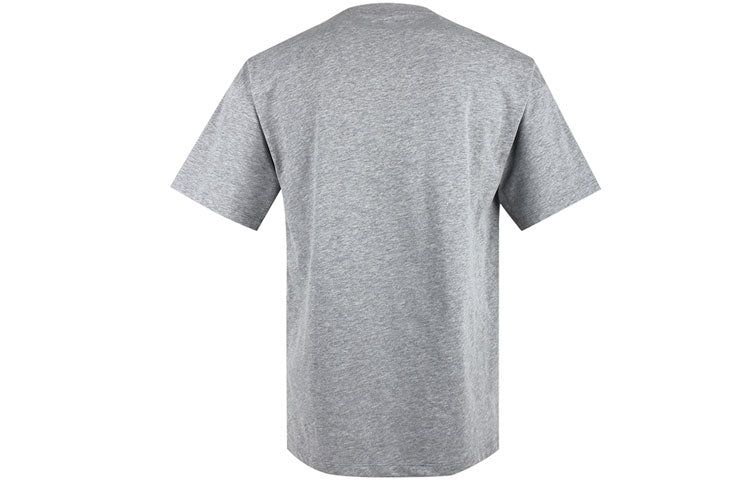 Men's Burberry Embroidered Short Sleeve Gray 80052801