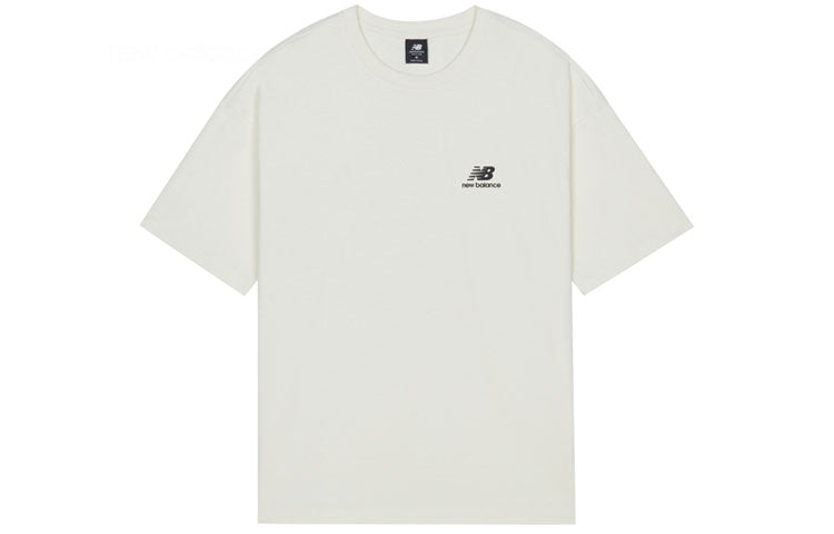 New Balance Men's New Balance Casual Sports Breathable Round Neck Short Sleeve White AMT13372-IV