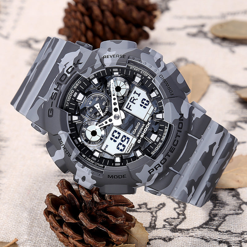 CASIO G-Shock Analog-Digital 'Black Grey' GA-100CM-8A