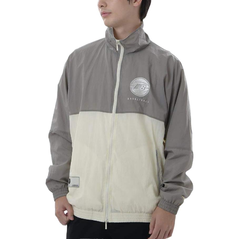 New Balance Basketball Wear Wind Jacket Asia Sizing 'Grey' AMJ25121-GR