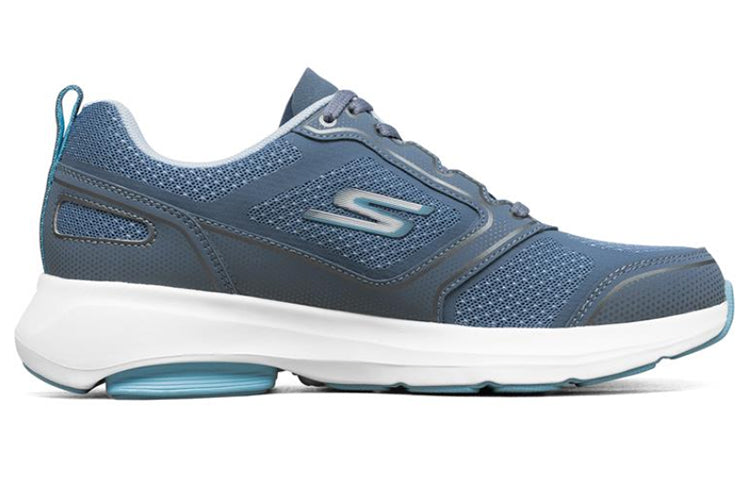 (WMNS) Skechers Go Viz Tech Blue/White 128031-NVBL