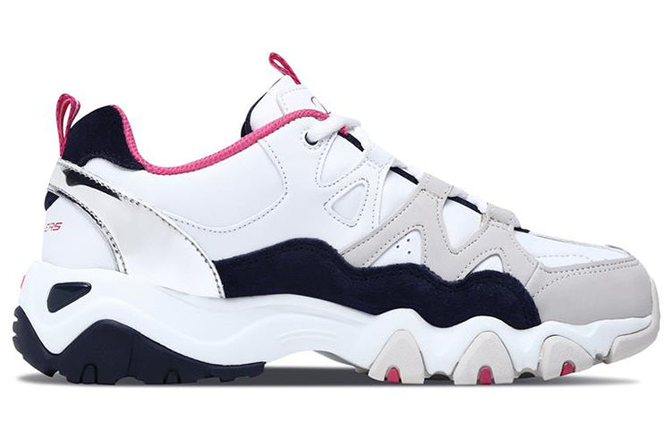 (WMNS) Skechers D'Lites 2.0 'White Red' 88888112-WFUS