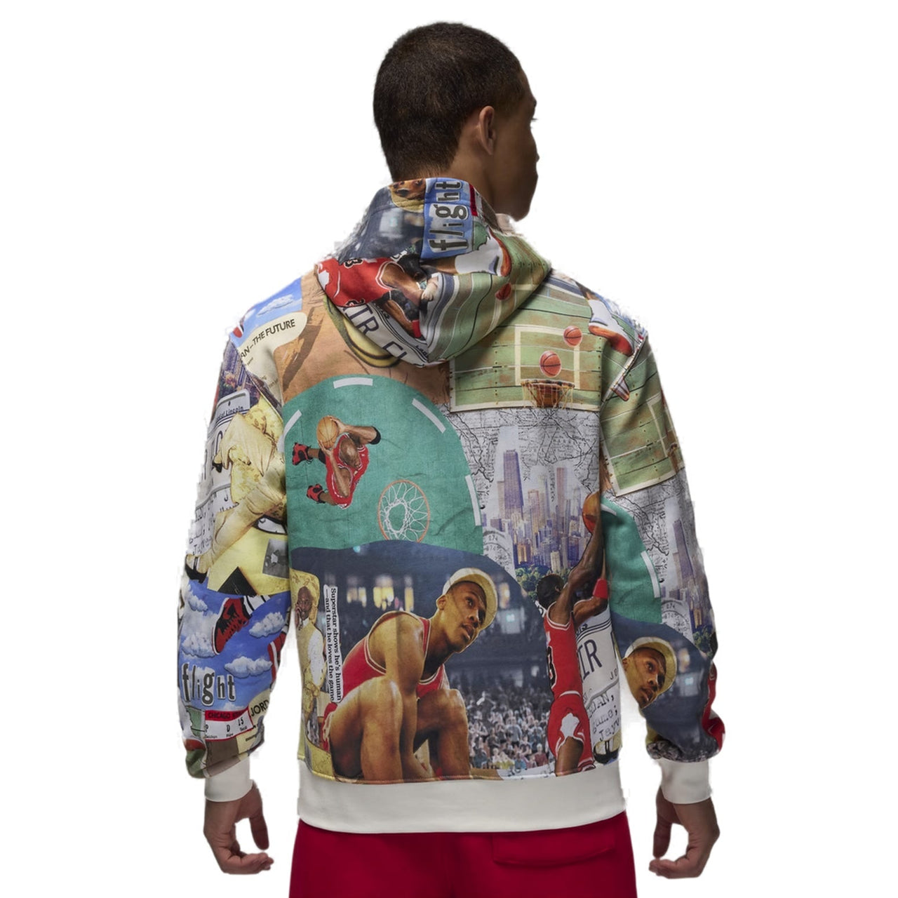 Air Jordan Brooklyn Fleece Printed Hoodie 'Multicolor' FV7297-133