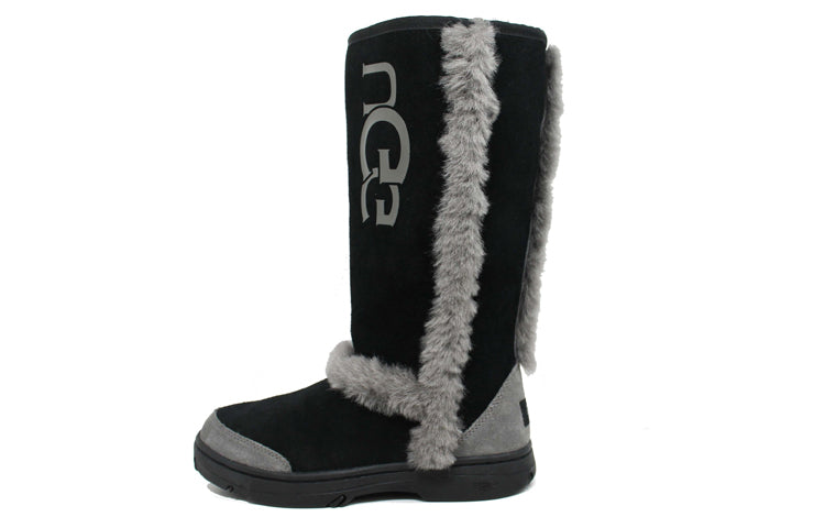 (WMNS) UGG Sunburst Tall 'Black' 1121113-BKGY