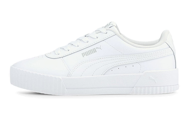 (GS) PUMA Carina L Casual Board Shoes White 370677-19