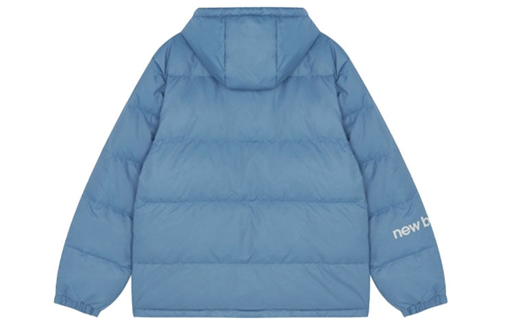 New Balance Logo Down Jacket Asia Sizing 'Sky Blue' AMJ13334-WAB