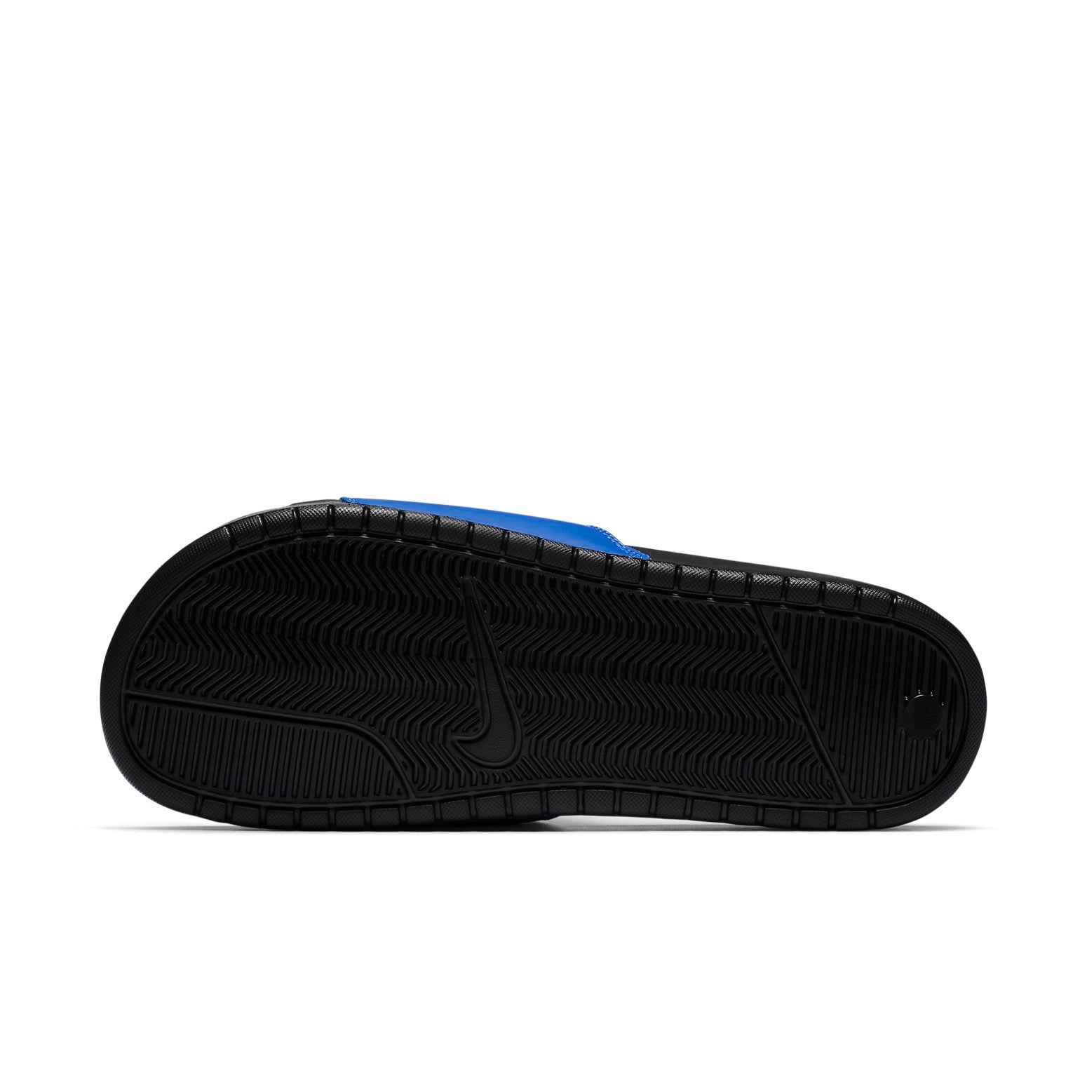 Nike Benassi JDI Stylish Sports Slippers Blue Black 343880-036