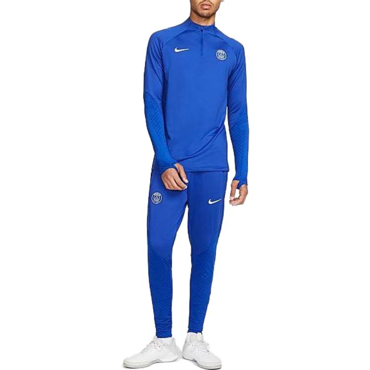 Nike x Paris Saint-Germain Strike Dri-FIT Knit Football Drill Top 'Blue' DN2815-418