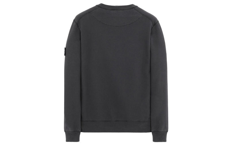 Men's STONE ISLAND Cotton Round Neck Gray 731563020-V0065
