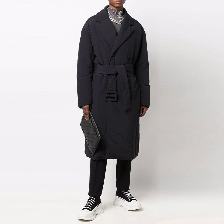 Men's Off-White Loose Fit Black Windbreaker OMER044F21FAB0011000